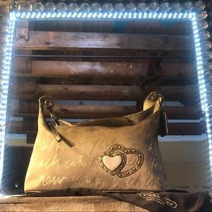Sale COACH Ltd Edition Holiday Lurex Script Hobo